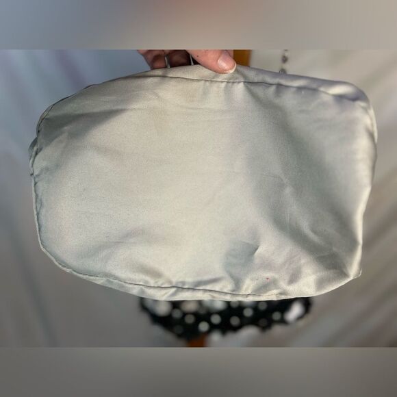 Black White Leather Purse Flowers Applique Shoulder Bag Glam Luxury Amerileather - Picture 10 of 12